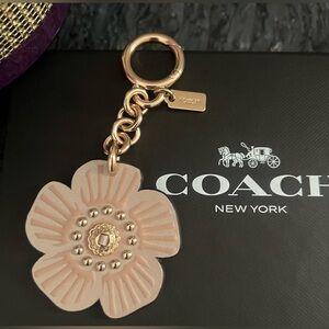 Coach Tea Rose Bag Charm